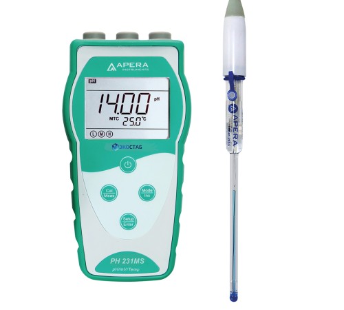 PH231MS ЭКОСТАБ Портативный pH-метр для образцов небольшого объема PH231MS ЭКОСТАБ Портативный pH-метр для образцов небольшого объема