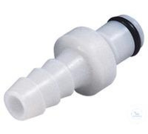 8751-2104 Муфта Burkle CPC, PP, охватываемая, с клапаном, форсунка 6,4 мм